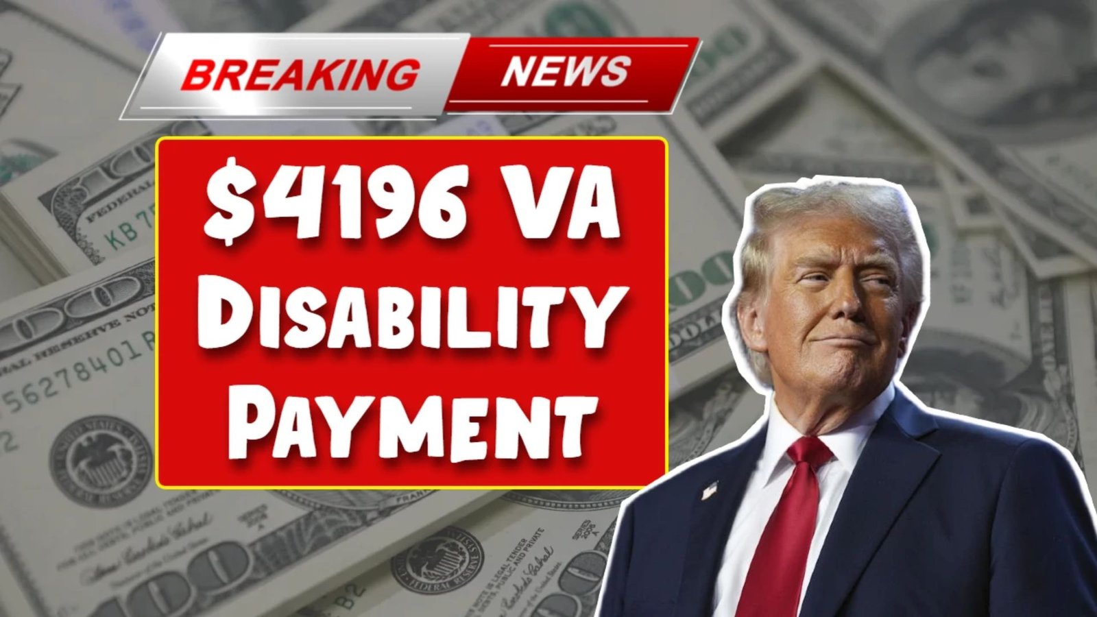 $4196 VA Disability Payment